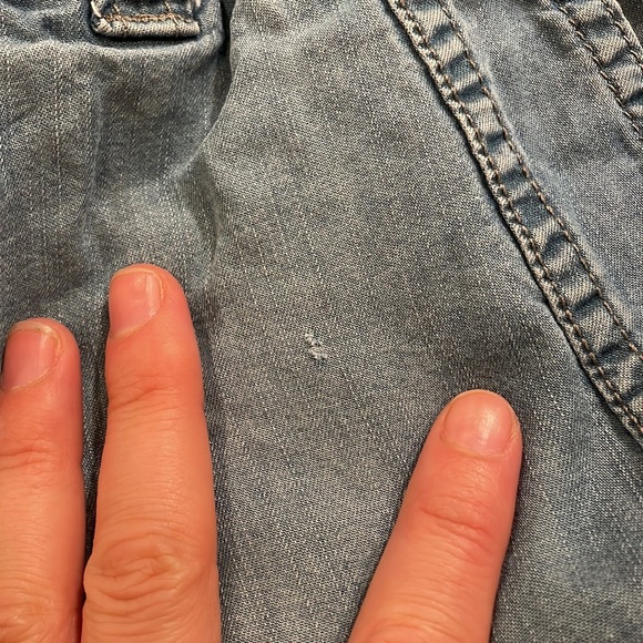 Closed paper bag lyocell high-rise pocketed shorts - Picture 7 of 7